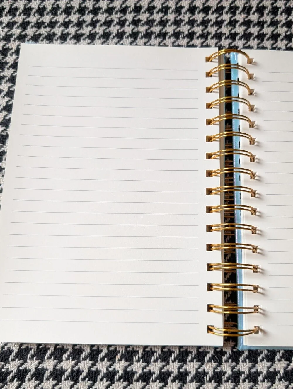 iridescent pastel ombre gold spiral notebook journal